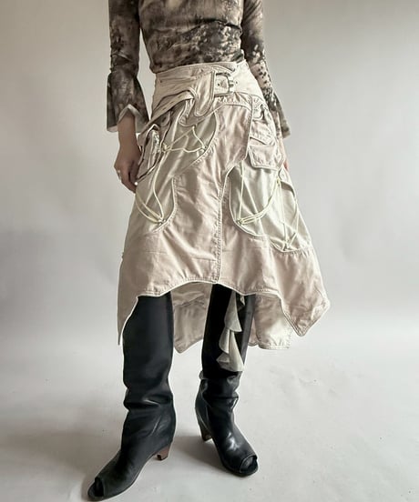 【USED】 Gimmick Design Hand Made Skirt  /250412-024