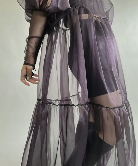 【RE;CIRCLE】 RE Sheer Purple One-piece / 220721-001