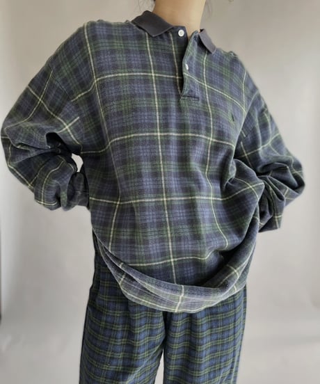 【USED】 nautica Checked Polo Shirt / 230114-008