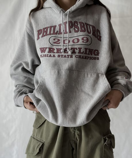 【USED】   Champion Reverse Weave Hoodie PHILLPSBURG/211007-027