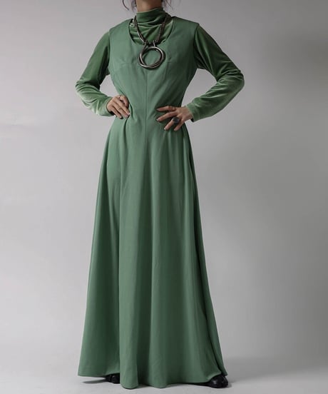 【USED】N/S Poly Dress ③ / 220324-021