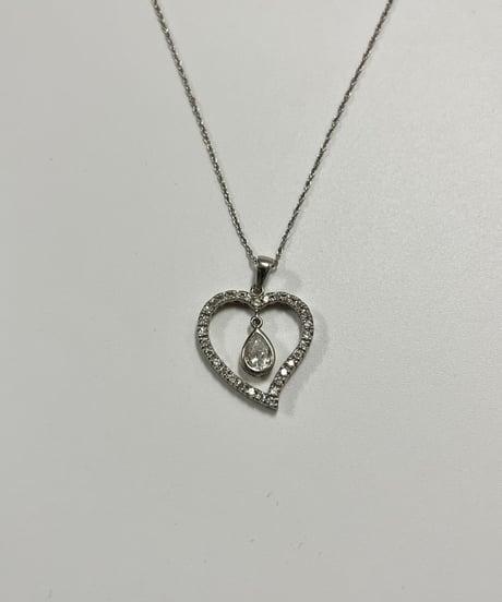 【USED】 Silver925 Heart Necklace /241026-040