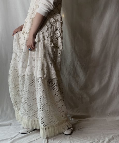【RE;CIRCLE】  RE Crochet N/S Dress ②/210512-006