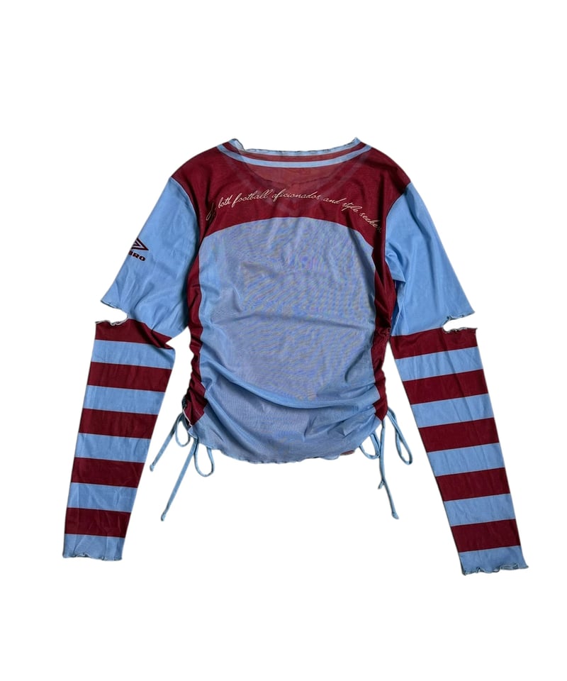 NEW】Chinatsu Aoyama × UMBRO Tule Tee Burgundy