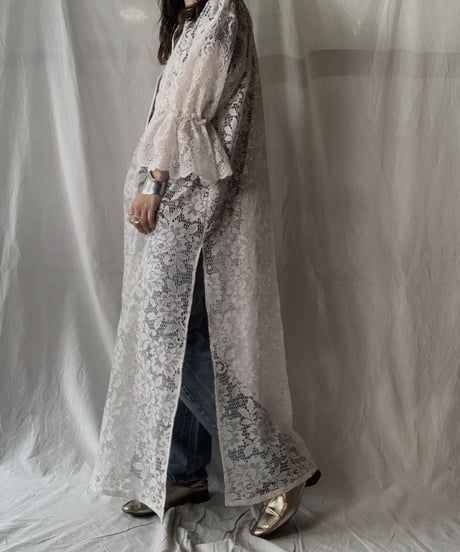 【RE;CIRCLE】 RE Lace Open Collar One-piece②/210630-015