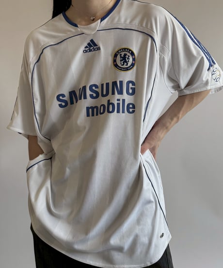 【USED】 adidas 06~07's CHELSEA Soccer Shirt/ 250607-039