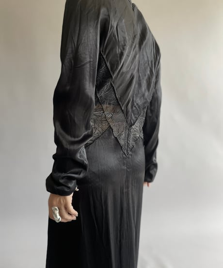 【USED】 Patterned L/S Long One-Piece /240914-034