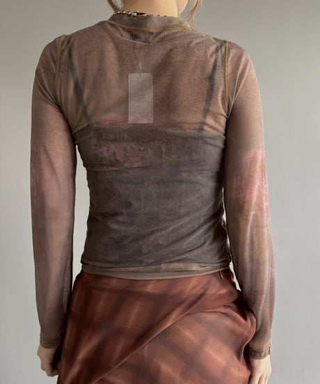 【USED】 Sheer Top / 251129-002