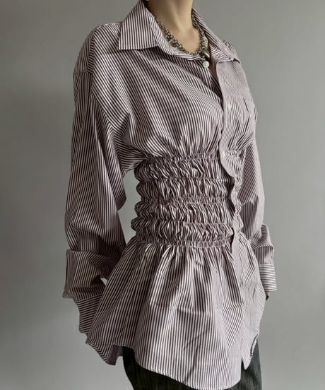 【RE;CIRCLE】 RE Shirring Shirt / 260409-011