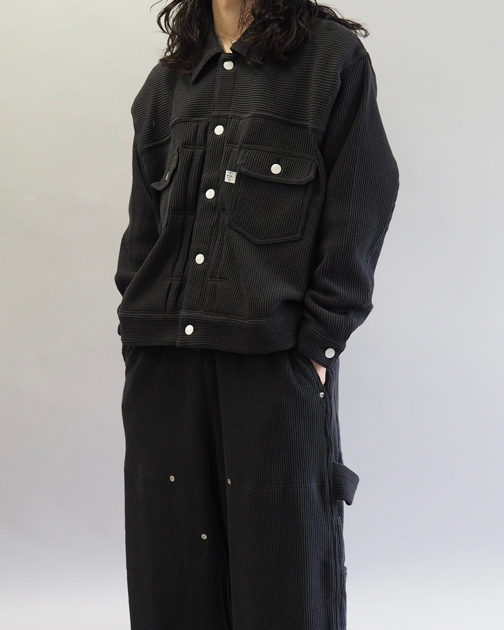 Cosmos Texas ワッフルジャケット　ネイビー XL fit=scale-down,w=1200
