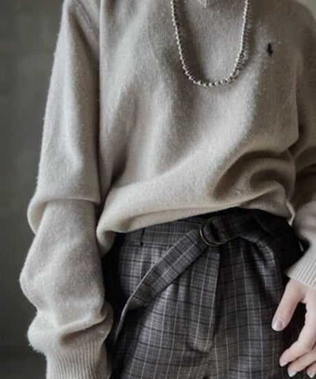 【USED】  Plaid Pants/220220-046