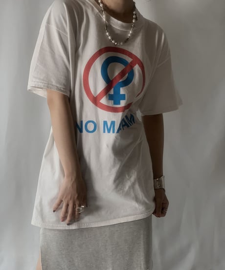【USED】 S/S T-shirt "NO MA'AM"/210801-025