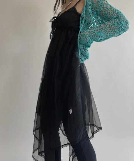 【USED】 See-through Camisole One-piece / 220430-015