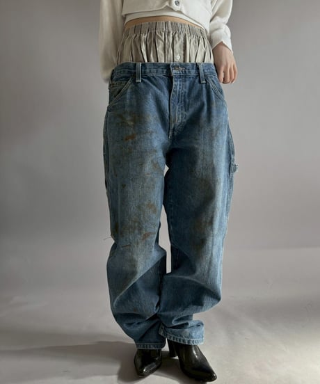 【USED】 Dickies Denim Painter Pants / 260205-017