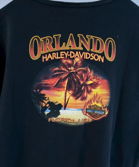 【USED】 Made in USA HARLEY DAVIDSON T-Shirt / 260704-005