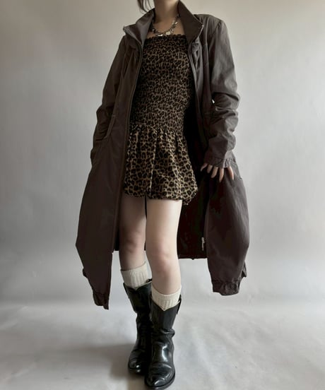 【USED】 Zip Design Nylon Coat/ 260314-002