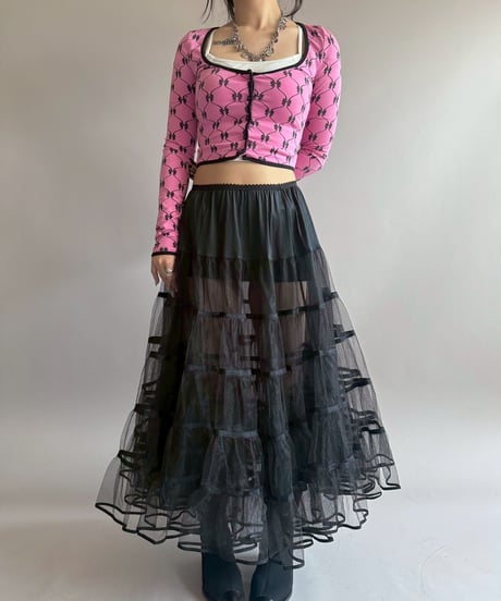 【USED】 I.AM.GIA Ribbon Pattern Top / 260404-013