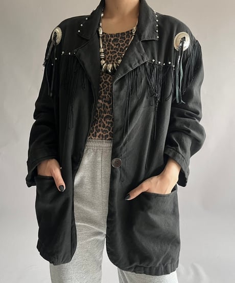 【USED】  Fringe Jacket /241214-002