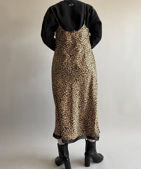【USED】 Leopard Pattern Camisole One-Piece  /250322-006