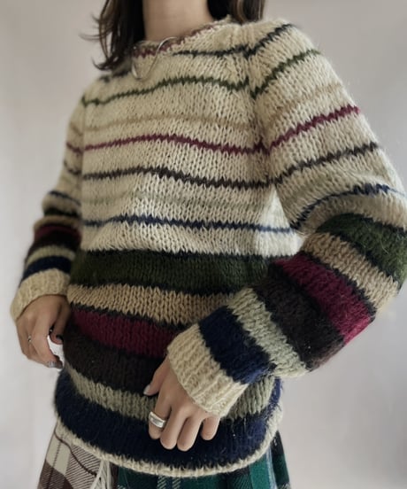 【USED】 Prides Crossing Striped Knit Top / 230105-018
