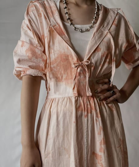 【RE;CIRCLE】  RE Tie-dyed Medical S/S One-piece①/20210819-038