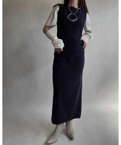 【USED】 Wool Mix N/S One-piece / 220409-028