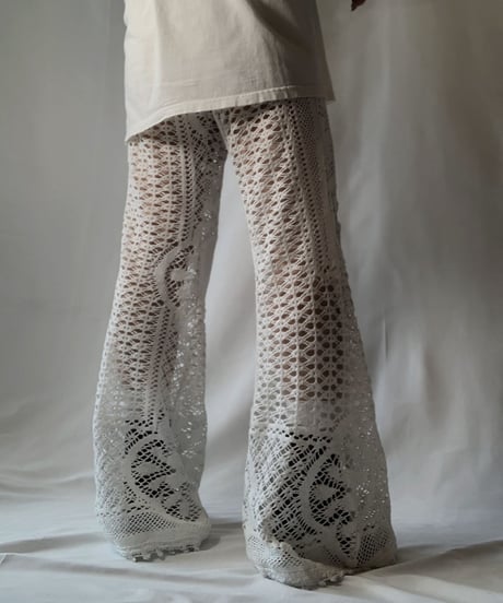 【RE;CIRCLE】 RE Lace Pants①/ 210801-040