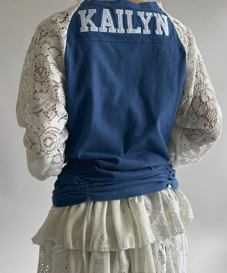 【RE;CIRCLE】 RE Lace Switching Raglan T-Shirt / 250605-009