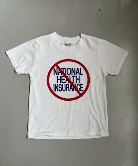【USED】 RESIZED 90s ONEITA NATIONAL HEALTH INSURANCE T-Shirt / 250830-010