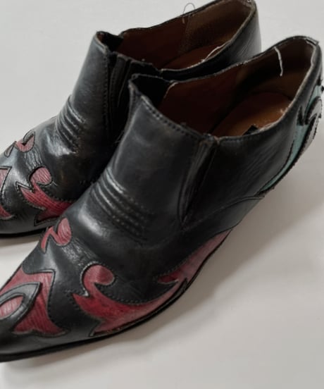 【USED】Western Leather Shoes/210826−003