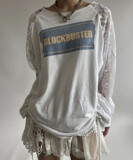 【RE;CIRCLE】 RE Lace Switching Raglan T-Shirt / 250605-010