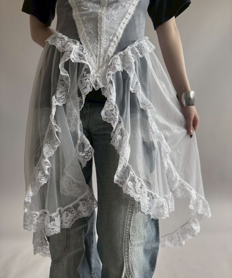 【USED】 Lace Organdy Camisole One-Piece/ 260418-041