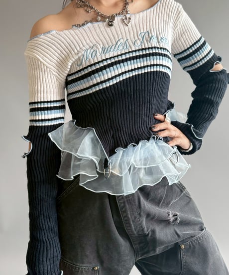 【RE;CIRCLE】 RE Mellow Knit Top /  251023-028