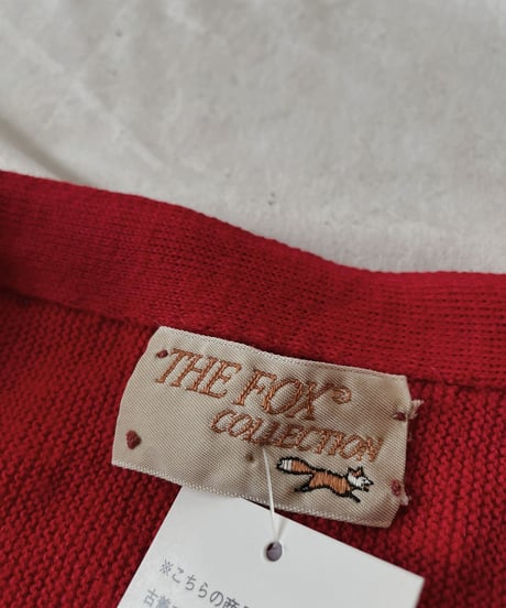 【USED】   THE FOX Acrylic Knit Cardigan/210930-021