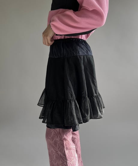 【USED】 Sheer Mini Skirt /241228-004