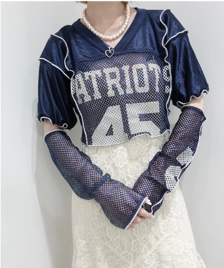 【RE;CIRCLE】 RE Mellow S/S Game Shirt Top + Arm / 250529-008