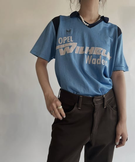 【USED】 Short Sleeved Soccer T-shirt / 220604-007