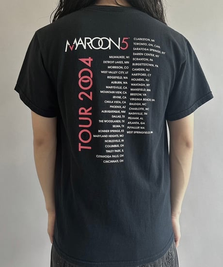 【USED】 Fruit of the Loom MAROON 5 T-Shirt  /240729-114