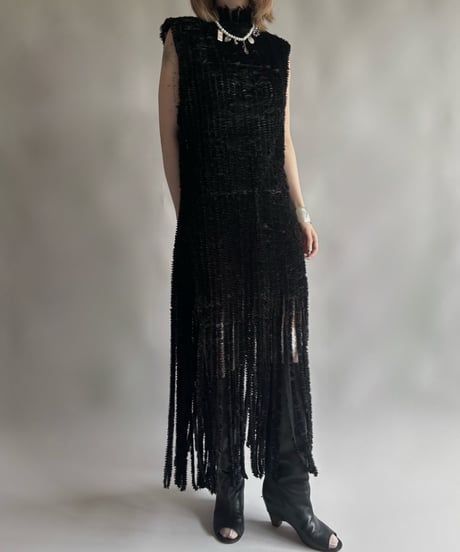 【USED】 N/S fringe One-Piece  /250906-014