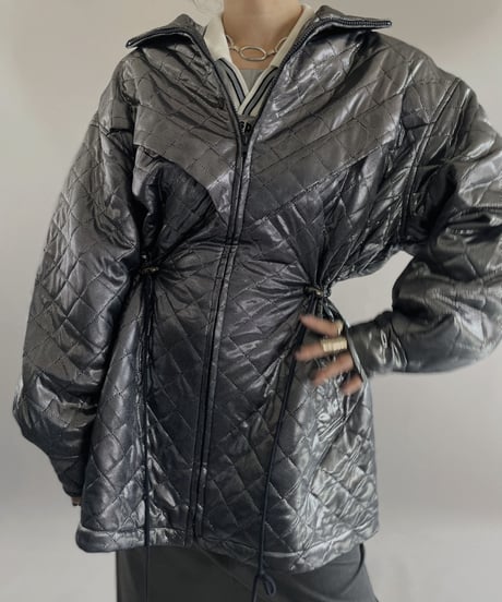 【USED】 Quilting Lame Jacket / 231021-016