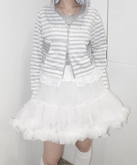 【RE;CIRCLE】 RE Border Zip Parka /  250529-020