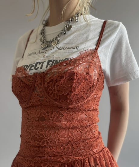 【USED】 Lace Patten Camisole / 260613-018