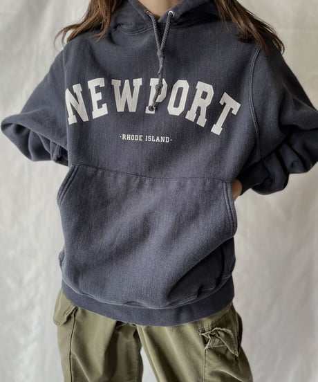 【USED】   Champion Reverse Weave Hoodie NEWPORT/211007-025
