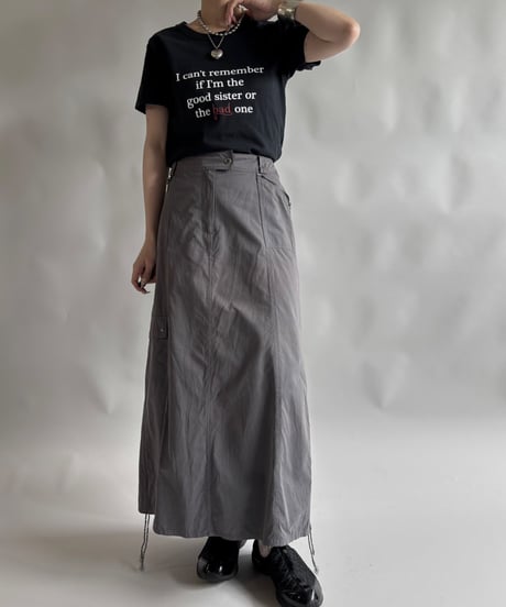 【USED】 RESIZED message T-Shirt / 250830-014
