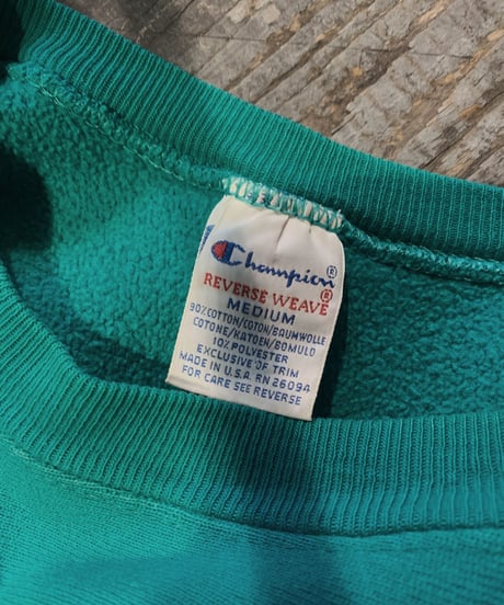 【USED】90's USA Champion Reverse Weave Sweat One Point /210210-022