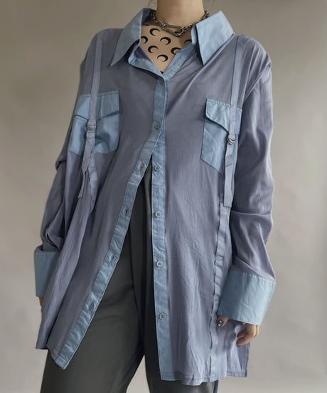 【USED】 Nylon See-through Shirt / 230218-012