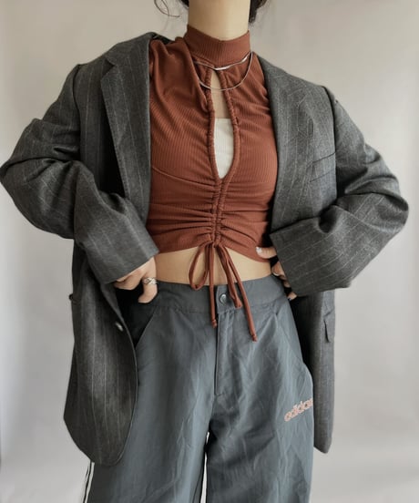 【USED】 Poly Long Sleeved Top / 230114-020