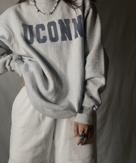 【USED】   Champion Reverse Weave Sweat UCONN/210516-022