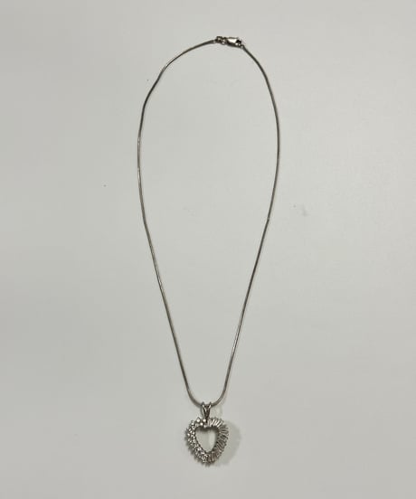 【USED】 Silver925 Heart Necklace /241026-044
