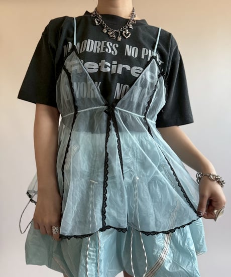 【USED】  Design Sheer Camisole Top/250510-039